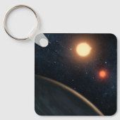 Artist's Concept Illustrating Kepler-16b. Sleutelhanger (Voorkant)