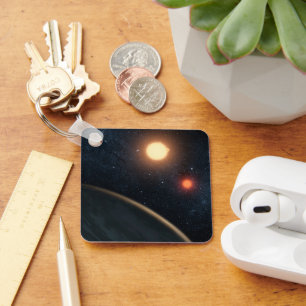 Artist's Concept Illustrating Kepler-16b. Sleutelhanger