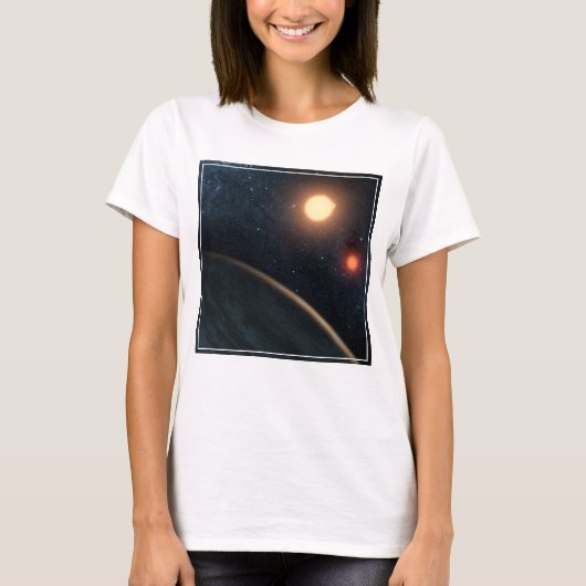 Artist's Concept Illustrating Kepler-16b. T-shirt (Voorkant)
