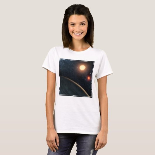Artist's Concept Illustrating Kepler-16b. T-shirt (Voorkant volledig)