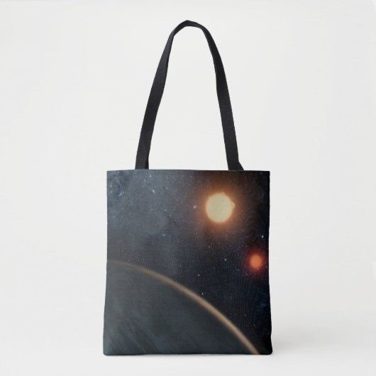 Artist's Concept Illustrating Kepler-16b. Tote Bag (Voorkant)