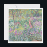 Artist's Garden beroemd gemaakt door Claude Monet  Kaart<br><div class="desc">De Kunstenaarstuin in Giverny (1900) door Claude Monet.</div>