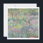 Artist's Garden beroemd gemaakt door Claude Monet  Kaart<br><div class="desc">De Kunstenaarstuin in Giverny (1900) door Claude Monet.</div>