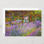 Artist's Garden in Giverny door After Claude Monet Feestdagenkaart (Voorkant / Achterkant)