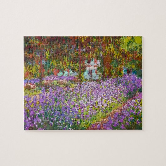 Artist's Garden in Giverny door After Claude Monet Legpuzzel (Horizontaal)