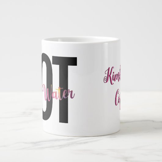 Artist's Humor, Coffee NOT Paint Water Funny Grote Koffiekop (Voorkant)