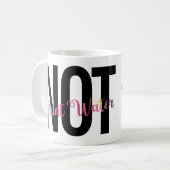 Artist's Humor, Coffee NOT Paint Water Funny Koffiemok (Voorkant links)