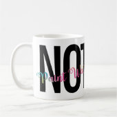 Artist's Humor, Coffee NOT Paint Water Funny Koffiemok (Links)