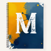 Artist's Paint Splatter Notebook Notitieboek (Voorkant)
