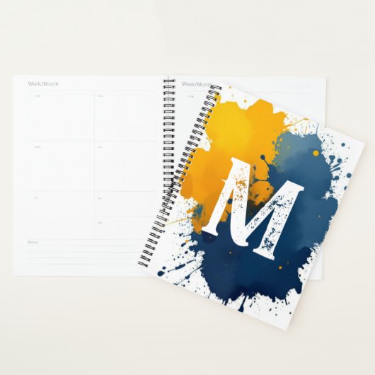 Artist's Paint Splatter Planner (Display)