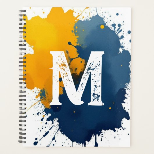 Artist's Paint Splatter Planner (Voorkant)