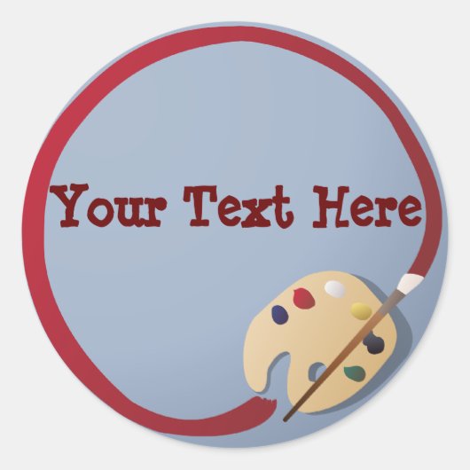 Artist's Palette Stickers (Voorkant)