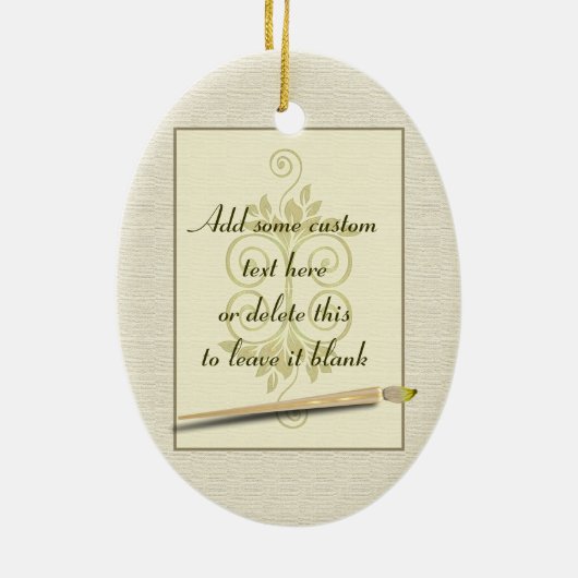 Artists Pallette Ornament (Achterkant)