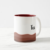 Artists Tea Not Brushes  Tweekleurige Koffiemok (Voorkant rechts)