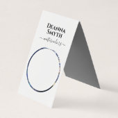 ARTISTS UNIQUE Tent Fold Folded Visitekaartje (Voorkant)