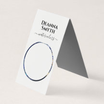 ARTISTS UNIQUE Tent Fold Folded Visitekaartje