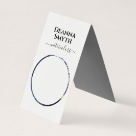 ARTISTS UNIQUE Tent Fold Folded Visitekaartje