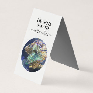 ARTISTS UNIQUE Tent Fold Folded Visitekaartje