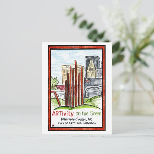 ARTitivity op the Green Briefkaart (Staand voorkant)