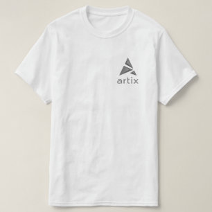 Artix greyscale logo brandmerk op de borst T-shirt