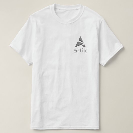 Artix greyscale logo brandmerk op de borst T-shirt (Design voorkant)