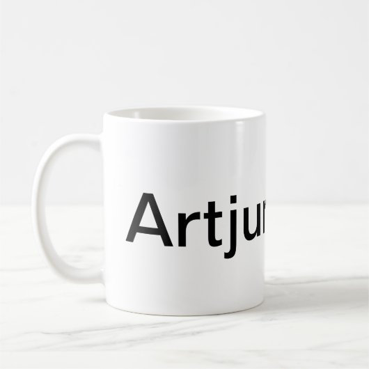 Artjunkhaus Splash-Art Jeff Hankamer Minimalist Koffiemok (Links)