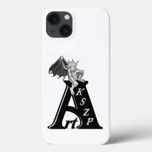 ArtKSZP-Logo met Golem Black en White Design Case-Mate iPhone Case