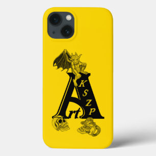 ArtKSZP-Logo met Golem en Skull Case-Mate iPhone Case