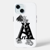 ArtKSZP-Logo met Golem en Skull Case-Mate iPhone Case (Achterkant)