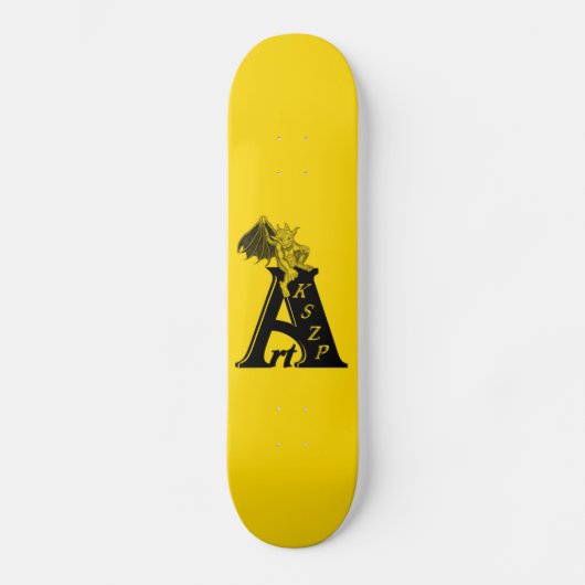 ArtKSZP Logo mit Kleine Golem Skateboard (Voorkant)