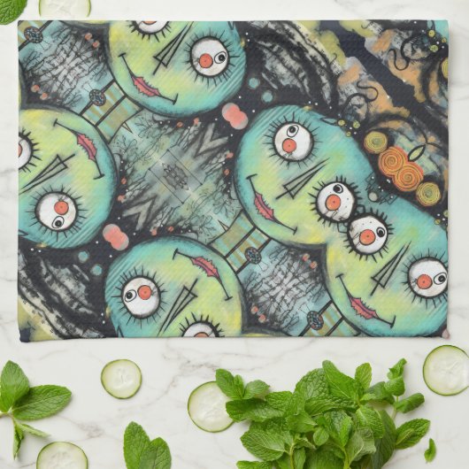 ArtLady 10 Charmant en verontrust Theedoek (Gevouwen)