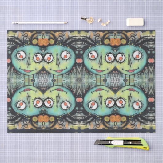 ArtLady 10 Charmant en verontrust Tissuepapier (Craft)