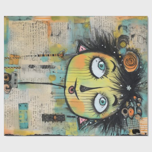 ArtLady 11 Charmant en verontrust Cadeaupapier (Vlak)