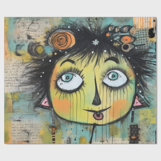 ArtLady 11 Charmant en verontrust Cadeaupapier (Vlak)