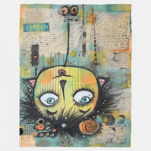 ArtLady 11 Charmant en verontrust Fleece Deken (Voorkant)