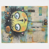 ArtLady 11 Charmant en verontrust Fleece Deken (Voorkant (Horizontaal))