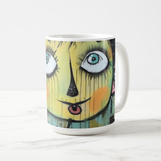 ArtLady 11 Charmant en verontrust Koffiemok (Voorkant rechts)