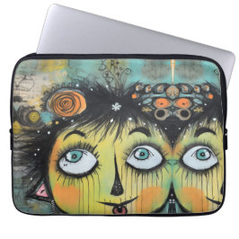 ArtLady 11 Charmant en verontrust Laptop Sleeve