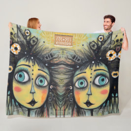 ArtLady 12 Charmant en in de war Fleece Deken