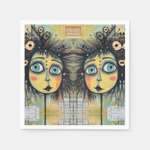 ArtLady 12 Charmant en in nood Servet