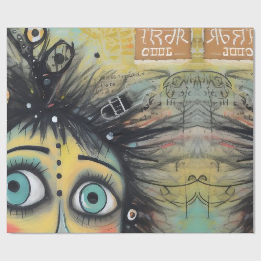 ArtLady 12 Charmant en verontrust Cadeaupapier (Vlak)