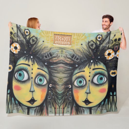 ArtLady 12 Charmant en verontrust Fleece Deken (In situ)