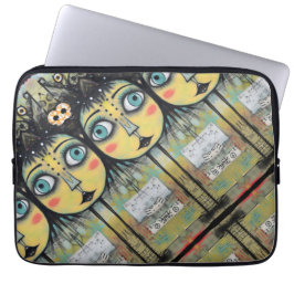 ArtLady 12 Charmant en verontrust Laptop Sleeve