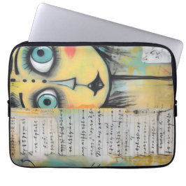 ArtLady 12 Charmant en verontrust Laptop Sleeve