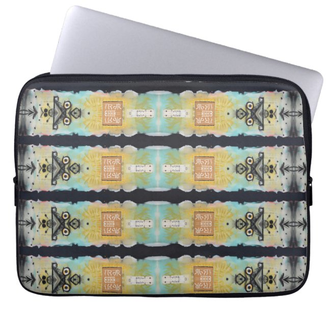 ArtLady 12 Charmant en verontrust Laptop Sleeve (Voorkant)