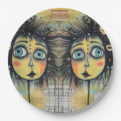 ArtLady 12 Charmant en verontrust Papieren Bordje (Voorkant)