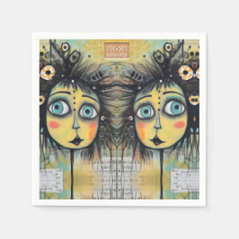 ArtLady 12 Charmant en verontrust Servet