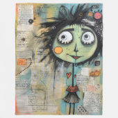 ArtLady 13 Charmant en bedroefd Fleece Deken (Voorkant)