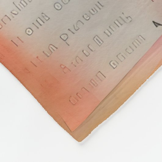 ArtLady 13 Charmant en bedroefd Fleece Deken (Hoek)