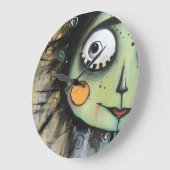 ArtLady 13 Charmant en bedroefd Grote Klok (Hoek)